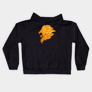 Golden Lion Head Kids Hoodie